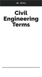 Mobile Screenshot of civilengineeringterms.com